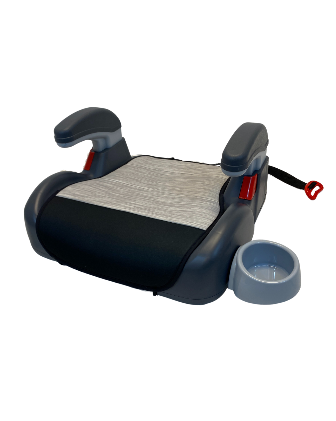 BOOSTER ASIENTO PARA AUTO CON POSA VASO GRIS