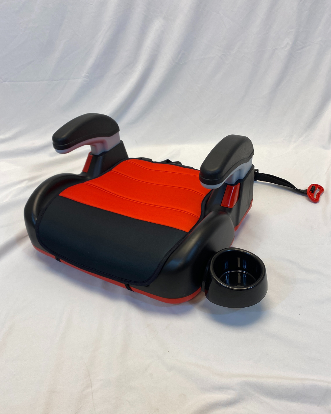 BOOSTER ASIENTO PARA AUTO CON POSA VASO ROJO