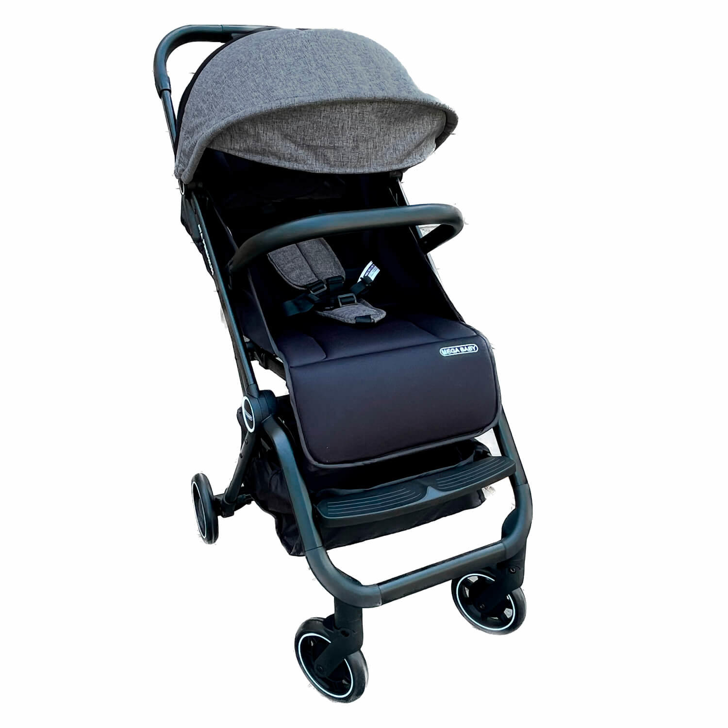 COCHE MEGA BABY ULTRALIVIANO ATA BLACK