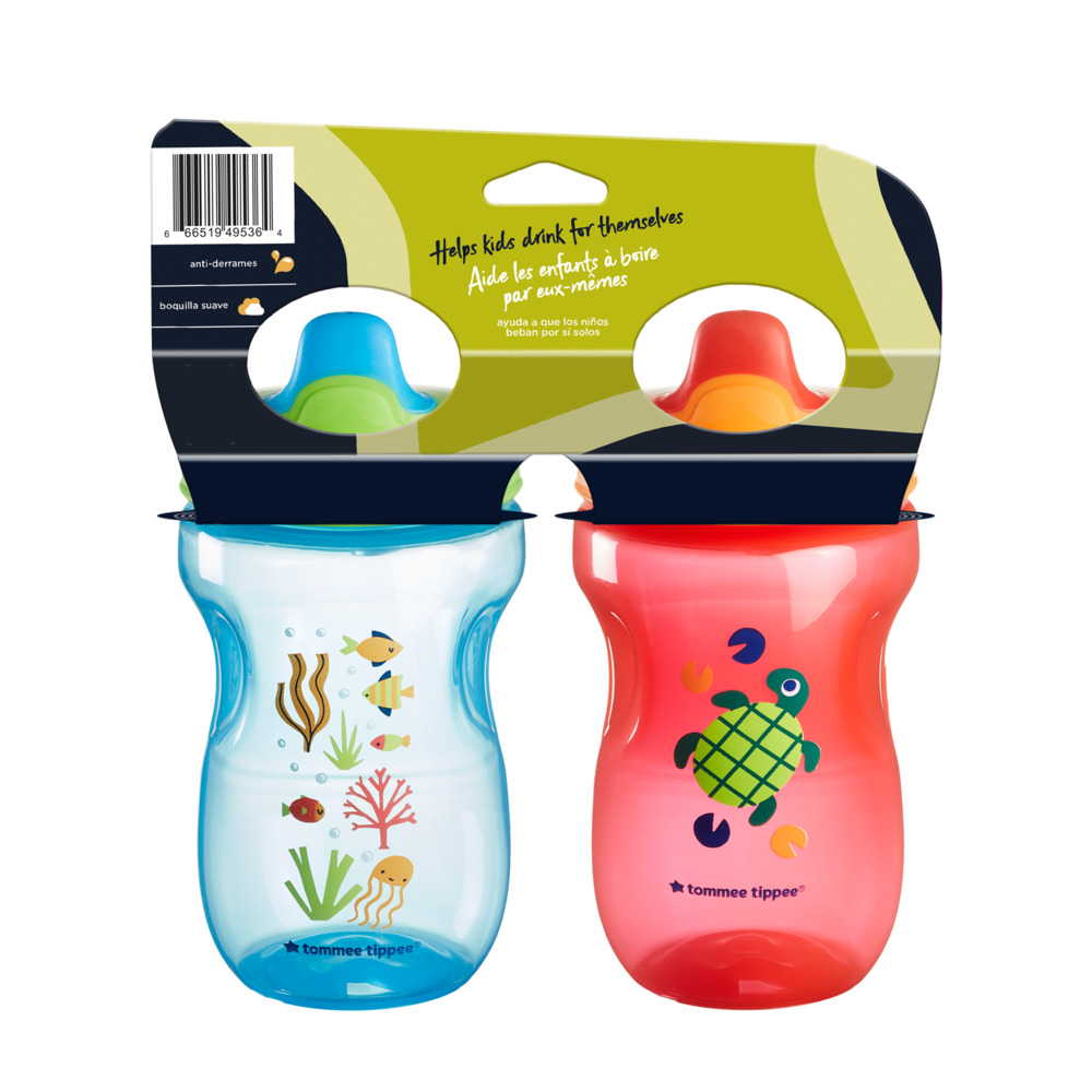 VASO 300 ML SIPPEE 2 PK BLUE & RED OCEAN