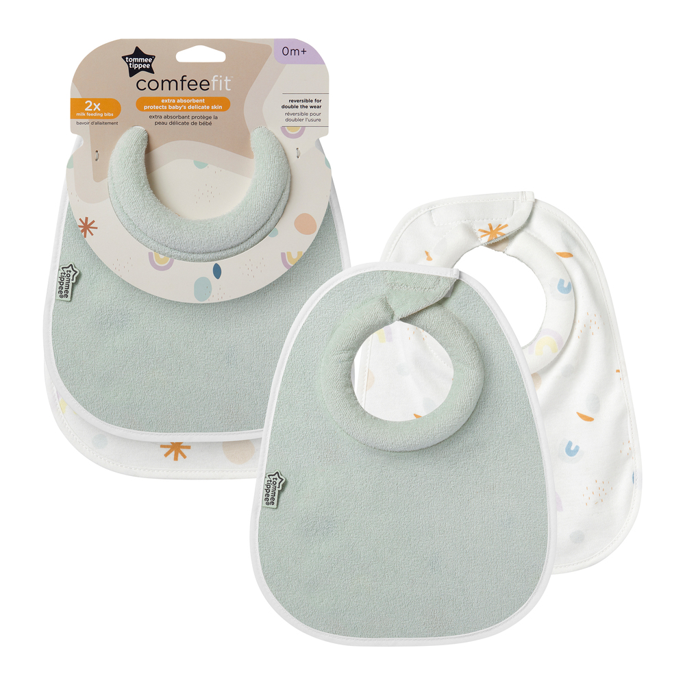 BABERO DE TELA REVERSIBLE COMFEEFIT ESTAMPADO