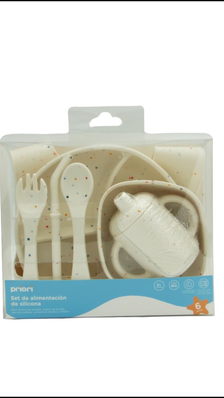 SET DE ALIMENTACION DE 6 PCS SILICONA