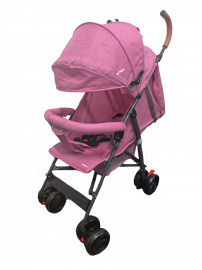 COCHE PARAGUAS CON POSICIONES ROSA