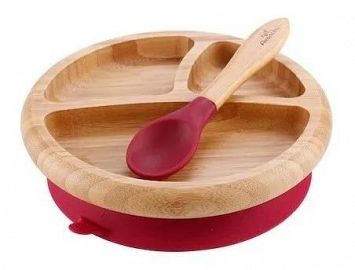 BAMBOO STAY PUT SUCTION BABY BOWL DIVIDED MAG